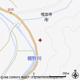京都府南丹市美山町高野ホウキ周辺の地図
