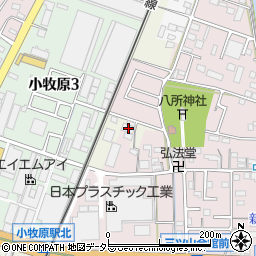 愛知県小牧市小牧原新田2072-3周辺の地図
