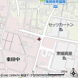 愛知県小牧市東田中2198周辺の地図