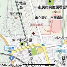 京都府福知山市厚中町2周辺の地図