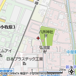 愛知県小牧市東田中5周辺の地図