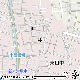 愛知県小牧市東田中2579周辺の地図