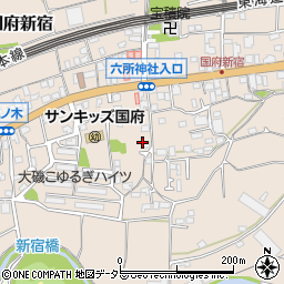 神奈川県中郡大磯町国府新宿周辺の地図