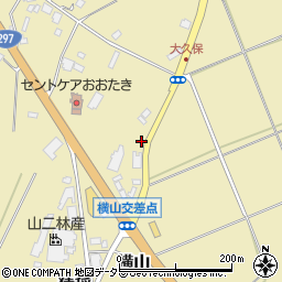 千葉県夷隅郡大多喜町横山671-4周辺の地図