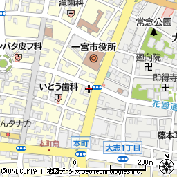 天ぷらと炭火焼きと京風おでん えんと 一宮本店周辺の地図