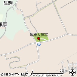 塚原大神宮周辺の地図