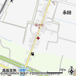 滋賀県高島市永田393周辺の地図