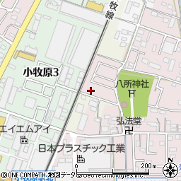 愛知県小牧市東田中39周辺の地図