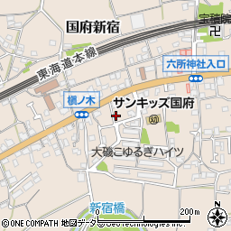 神奈川県中郡大磯町国府新宿231周辺の地図
