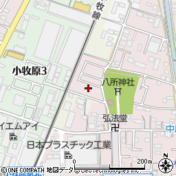 愛知県小牧市東田中35周辺の地図