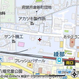 京都府綾部市井倉新町横縄手8-1周辺の地図