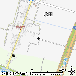 滋賀県高島市永田1697周辺の地図