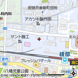 京都府綾部市井倉新町13周辺の地図