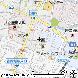 静岡県御殿場市萩原721-11周辺の地図
