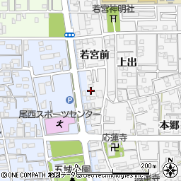 愛知県一宮市東五城上川田1周辺の地図