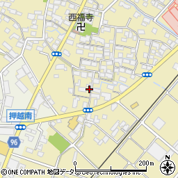 岐阜県養老郡養老町押越364周辺の地図