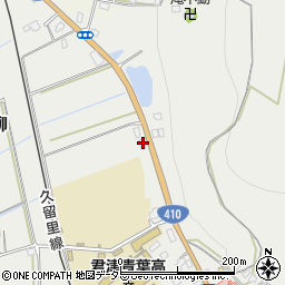 千葉県君津市青柳178周辺の地図