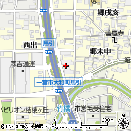 尾泉染色株式会社周辺の地図