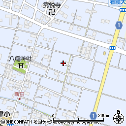 岐阜県羽島市堀津町2374周辺の地図