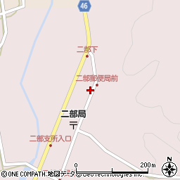 鳥取県西伯郡伯耆町二部397周辺の地図