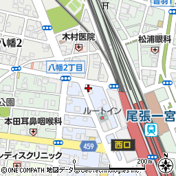 スペース一宮新生第３駐車場周辺の地図