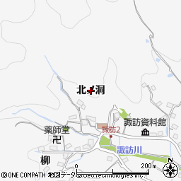 岐阜県多治見市諏訪町（北ノ洞）周辺の地図
