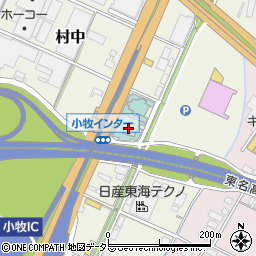 愛知県小牧市村中802-1周辺の地図