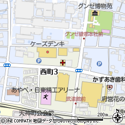 ココス綾部店周辺の地図