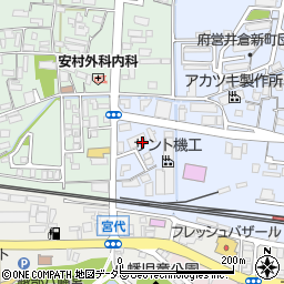 京都府綾部市井倉新町南大橋周辺の地図