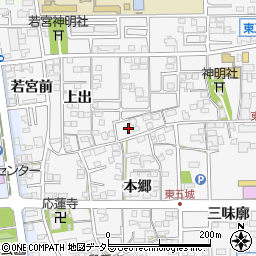 愛知県一宮市東五城南田尾727周辺の地図