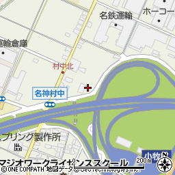 愛知県小牧市村中945周辺の地図