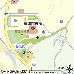 千葉県富津市下飯野2417周辺の地図