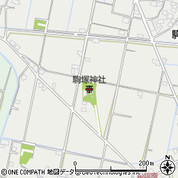 駒塚神社周辺の地図