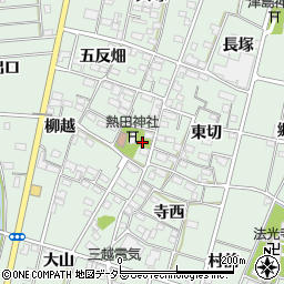 愛知県一宮市千秋町加納馬場西切周辺の地図
