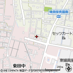 愛知県小牧市東田中2205周辺の地図