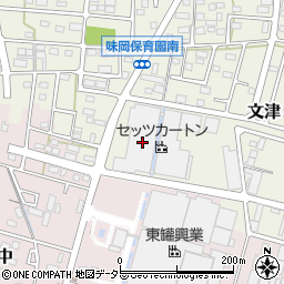 愛知県小牧市文津221周辺の地図