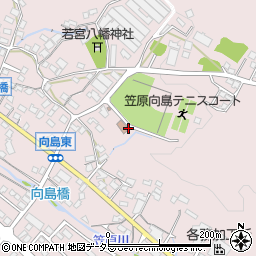 笠原向島公園周辺の地図