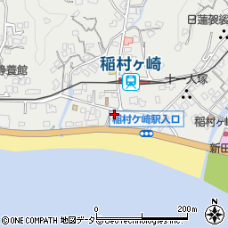 セブンイレブン鎌倉稲村が崎店周辺の地図
