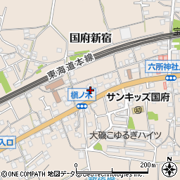 佐久間青果食料品店周辺の地図