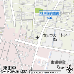 愛知県小牧市文津224周辺の地図