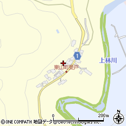 京都府綾部市東山町見付周辺の地図