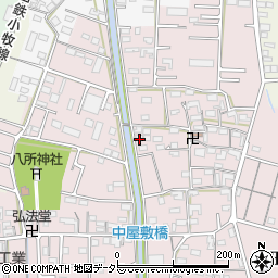 愛知県小牧市東田中2643周辺の地図