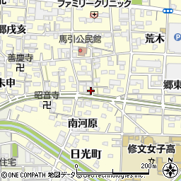 愛知県一宮市大和町馬引郷辰已周辺の地図