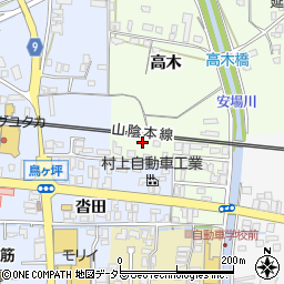 京都府綾部市延町（船田）周辺の地図