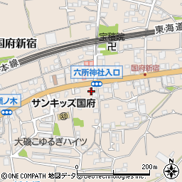 神奈川県中郡大磯町国府新宿162周辺の地図
