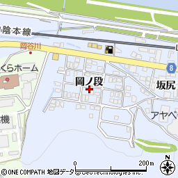 京都府綾部市大島町岡ノ段周辺の地図
