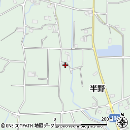 静岡県富士宮市半野419周辺の地図