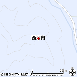 京都府船井郡京丹波町西河内周辺の地図