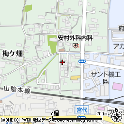 綾部進学ゼミナール周辺の地図