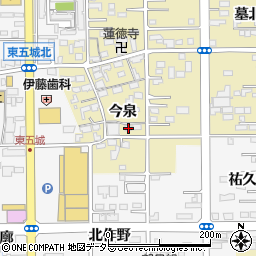 愛知県一宮市三条今泉20周辺の地図